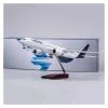 LIUSANGLIU Scale Aircraft 47CM 1:142 for Airbus A350 Lufthansa Aircraft Model with Lights Die-cast Plastic Resin Plane Decoration Office Suitable for Display(with Light) view 4
