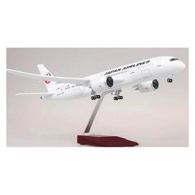 LIUSANGLIU Scale Aircraft 43cm1:130 for 787 Boeing Aircraft Japan Air B787 Airplane Model Die-Cast Resin Passenger Aircraft Model Suitable for Display(No Light)