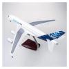 LIUSANGLIU Scale Aircraft 50.5CM 1/160 for 380 Aircraft Airbus Model Die-cast Plastic Resin A380 Aviation Model Decorative Souvenirs Suitable for Display(with Light) view 4