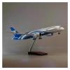 LIUSANGLIU Scale Aircraft 43 Cm 1:130 for 787 Boeing Jetliner Oman Air B787 Aircraft Model Die-Cast Resin Plane Decorative Souvenirs Suitable for Display(with Light) view 1