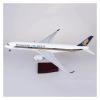 LIUSANGLIU Scale Aircraft 47CM 1:142 for Airbus A350 Singapore Airlines Aircraft Model Die-cast Plastic Resin Plane Model Party Gifts Suitable for Display(No Light) view 3