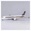 LIUSANGLIU Scale Aircraft 47CM 1:142 for Airbus A350 Singapore Airlines Aircraft Model Die-cast Plastic Resin Plane Model Party Gifts Suitable for Display(No Light) view 4
