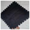 DSJBGSS Playmat 10Pcs Foam Floor Mat, Interlocking Foam Mats, Soft Plush Fluffy Foam Floor Tiles, Interlocking Area Rug, Climbing Carpet Squares for Home Playroom(Black) view 1