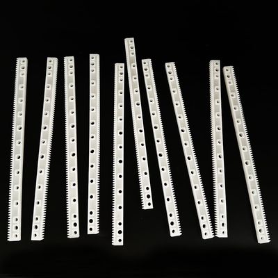 12PCS 0.5 Module Plastic Gear Plastic Connecting Rod Long Strip Rack Gear Pinion Transmission Rod for DIY Model Toy RC Car Truck Robot Parts (12, 7x4x125mm)