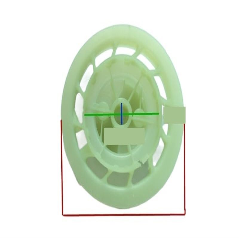 YcxQcPJ Pulley Rewind Spring 499901 for B & S Classic & Sprint 9 10 CID Recoil Starter Assembly Nylon (Component)(Only Pulley)