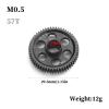 45# Steel M0.5 Spur Gear 57T for ARRMA 1:18 Granite Grom RC Car ARA311196 view 3
