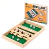 AIUAZA Shut The Box dice Game,Wooden Board Games 2-Person Competitive, Traditional bar, Travel, Family, Fun Math(Battle Version) view 1