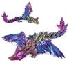 GemmiCho 3D Printed Dragon with Wings, 11" 3D Printed Dragon Toys for Kids, 3D Dragon for Stress Relief, Surprise Animals Figurines Fidget Dragon Toys for Boys Kids Teen 5-7 4-6 8-12 view 1