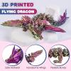 GemmiCho 3D Printed Dragon with Wings, 11" 3D Printed Dragon Toys for Kids, 3D Dragon for Stress Relief, Surprise Animals Figurines Fidget Dragon Toys for Boys Kids Teen 5-7 4-6 8-12 view 3