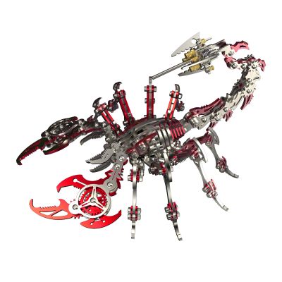 3D Metal Scorpion Puzzle Kits for Adults & Teens - Mechanical Assembly ModelsDIY Desk Ornament