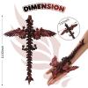 GemmiCho 3D Printed Dragon with Wings, 11" 3D Printed Dragon Toys for Kids, 3D Dragon for Stress Relief, Surprise Animals Figurines Fidget Dragon Toys for Boys Kids Teen 5-7 4-6 8-12 view 2