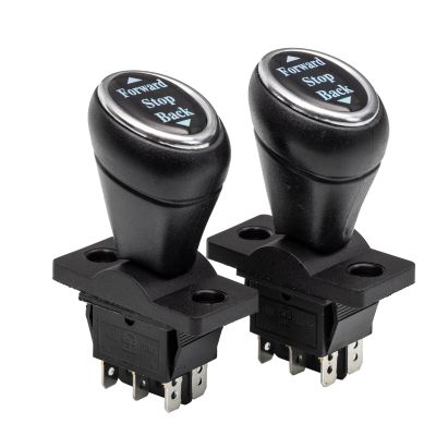 JIARUIXIN 2Pcs weelye Children's Electric Car Joystick Toy Bumper Car Forward Reverse Switch,Children Rotate 360 Degrees Toy Car Push Rod Shift Automatic Reset Switch