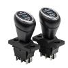 JIARUIXIN 2Pcs weelye Children's Electric Car Joystick Toy Bumper Car Forward Reverse Switch,Children Rotate 360 Degrees Toy Car Push Rod Shift Automatic Reset Switch view 1