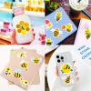 100pcs Bee Theme Waterproof Vinyl Stickers - Bumble Bee Decor & Party Favors Gifts for Laptop, Water Bottle, Skateboard view 4
