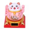Solar Powered Lucky Beckoning Cat, Fortune Money Good Luck, Waving Cat for Home Car Office Decoration (Small 8x26cm) view 4