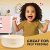 RoyalTots Silicone Baby Bowls 6-12 Months+ - Durable Toddler Food Bowls, Baby Food & Feeding Bowls | Perfect Snack Bowl for Toddlers | BPA-Free, Non-Slip, Microwave Safe (Beige) view 3