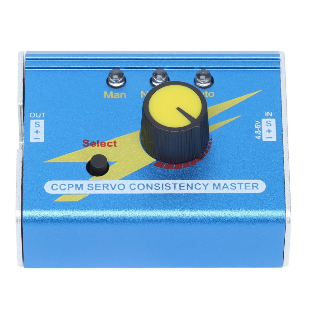 3 Modes Servo Tester, CCMP Consistency Master Speed Controller ESC Checker for RC Car Boat Aluminum Alloy
