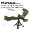 ARTISAN explore with us Balancing Eagle and Eiffel Tower Novelty Desk Toy, Fall Preventive Design, Antique Bronze Finish view 4