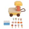 Alomejor Ice Cream Trolley Truck Toy with Donuts, Ice Cream and Lollipops for Kids Children Play view 2