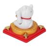 Solar Powered Lucky Cat with Waving Arm for Home, Office, Car Decoration, Plastic, No Batteries or Plugs Required (Small 8x26cm) view 3