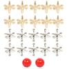 Set of Vintage Metal Ball Lifters and Toys Classic Game Includes 20 Metal Lifts and 2 Red Rubber Balls for Children Adults Family view 1