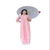 A28 Pink Floral Ao Dai NO PANTS | Vietnamese Traditional Ao Dai For Women | Bridal Ao Dai | Vietnamese Dress For Women | Ao Dai Tet (M) view 1