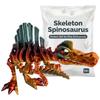 Articulated Skeleton Spinosaurus Figurine - Prehistoric Collectible Desk Decoration - 3D Printed in Canada view 1