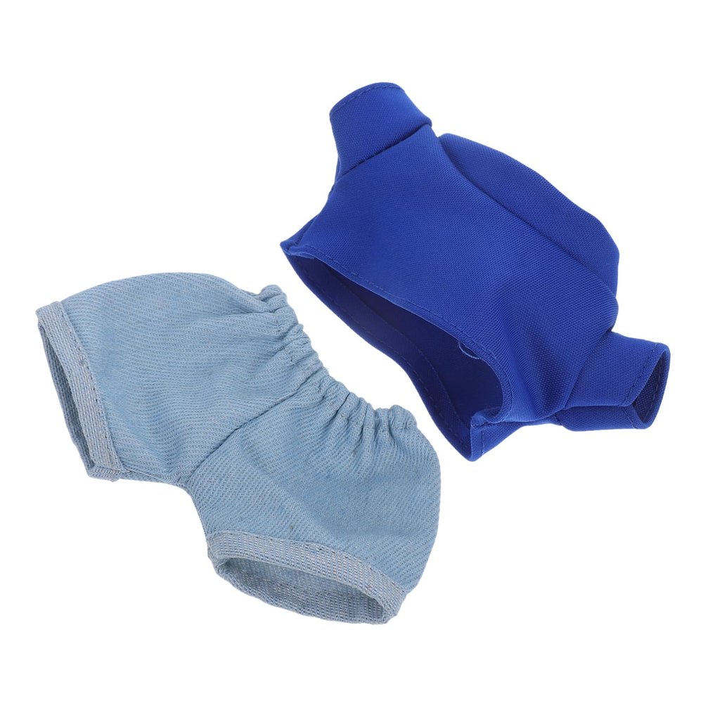 KOMBIUDA 1 Set of Stuffed Animal Accessories for Baby Doll Clothes Tiny Shirt and Compact Pant for Doll Dress Up Outfit and Miniature Outfit for Dolls