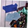 KOMBIUDA 1 Set of Stuffed Animal Accessories for Baby Doll Clothes Tiny Shirt and Compact Pant for Doll Dress Up Outfit and Miniature Outfit for Dolls view 3