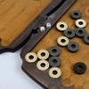 19.3 inhes Unique Wooden Backgammon Set Premium High Detail Wooden Carved Board Game (Dragon) view 4