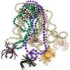 Crab Set of 5 Mardi Gras Bead Necklace Parade New Orleans view 1