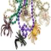 Crab Set of 5 Mardi Gras Bead Necklace Parade New Orleans view 2