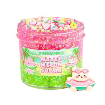 Watermelon Sugar Slime (SCENTED) | Handmade Slime | Hippocampe Slimes (8OZ)