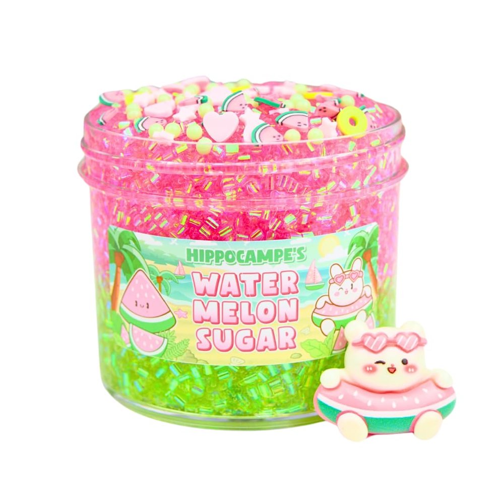Watermelon Sugar Slime (SCENTED) | Handmade Slime | Hippocampe Slimes (8OZ)