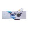 LIUSANGLIU Scale Aircraft 1:157 for B747-400 B747 Atlas Airlines Airplane Model Resin Plastic Plane Model Simulated Scale Aircraft Suitable for Display(No Light) view 1