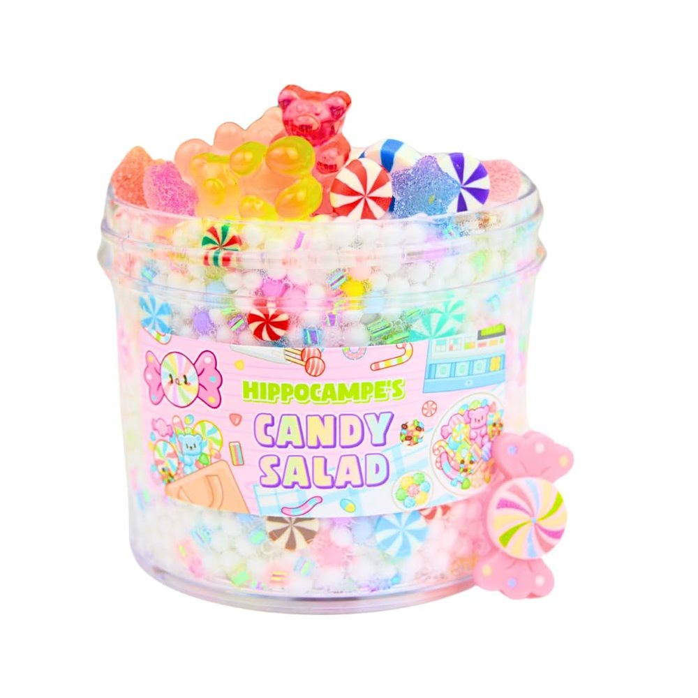 Candy Salad Slime | Handmade Slime | Hippocampe Slimes (8OZ)