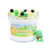 Dino Bubble Tea Slime (SCENTED) | Handmade Slime | Hippocampe Slimes (6OZ) view 1