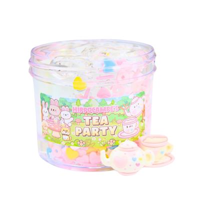 Tea Party Slime | Handmade Slime | Hippocampe Slimes (4OZ)
