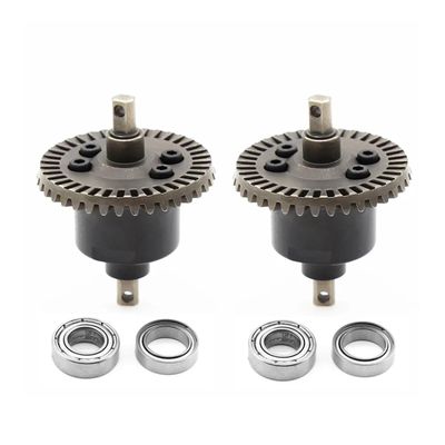 2Pcs Front Rear Differential with Bearing for 4X4 VXL for 1/10 RC Car Upgrade Parts