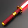 Kolulere Light Saber Dueling Light Sabers with 12 RGB Colors 16 Sound Fonts, Motion Control Smooth Swing Metal Handle and Replaceable Blade, Force FX Light Sabers for Adults(Gold) view 1