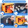 Kids Tool Bench - Power Tools Workshop-Kids Workbench, 65 Pcs Realistic Toy Tools with Electronic Toy Drill & Work Clothes, Gift for Boys & Girls Age 3-5 (Navy Blue) view 4