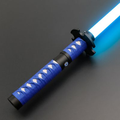 Kolulere Light Sabers Dueling Light Saber with 12 RGB Colors 16 Sound Fonts, Motion Control Smooth Swing Metal Handle and Replaceable Blade, Force FX Light Sabers for Adults(Black)