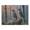 1000 Piece Adult and Youth Animal Puzzles House Sparrow Passer Domesticus Fun and Challenging Animals Themed Puzzles Great Gift for Family and Friends Dimensions view 1