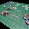 WonAway Casino X-Cross Poker Table Layout, Professional Gaming Mat, Vegas Style Criss Cross Poker view 3