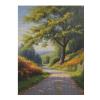 500 Pieces Wooden Puzzles Adults for All Flower Hill Road Very Proud Challenge Enjoy The Dream of Traveling The World Anytime Anywhere Room Decor Home Decor view 1