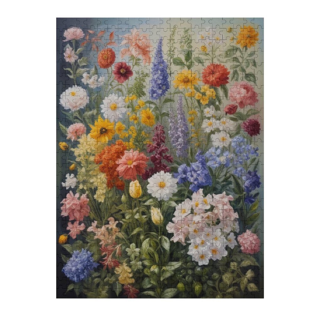 1000 Big Pieces.Floral Variety Educationalswooden Puzzle Kindergarten Supplies Back to Schoolsouvenir Gifts Family Entertainment Art Wall