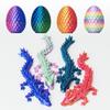 AUMEILLER 4PCS 3D Printed Dragon,Dragon Egg Fidget Toy,Christmas Stocking Stuffers for Kids view 1
