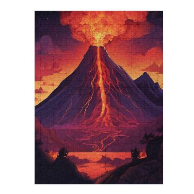 1000 Piece Jigsaw Puzzle for Adults Explosive Volcanic Eruption Jigsaw Puzzles 1000 Pieces Puzzles for Adults The Underwater World Finished
