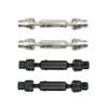 2pcs Metal Front and Rear Drive Shaft Compatible with RC Vehicles Compatible with B36 B16 C14 C24 B24 MN MN99S(Black) view 2