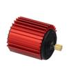 DUHWQ Motor Heat Sink Compatible with 370 380 Electric RC Cars Brushed Brushless Upgraded Accessories Compatible with 1/12 1/16 1/18 Models(RED) view 3